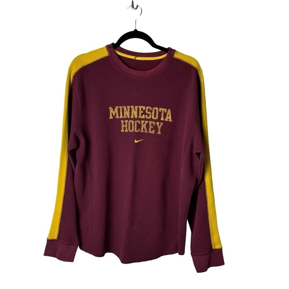 Minnesota Golden Gophers Nike Thermal Long Sleeve Hockey Drawstring Backpack MN - Picture 7 of 11